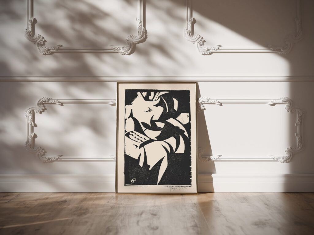 Abstracte compositie 1906 1945 Reijer Stolk video mockup