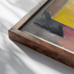 Abstraction 1922 Kathe Kohlsaat close up dark wood mockup