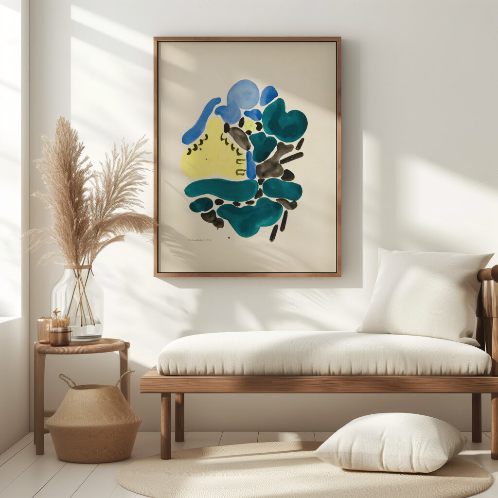 Abstraction Based on Flower Forms I 1921 David Kakabadze 5 mockup