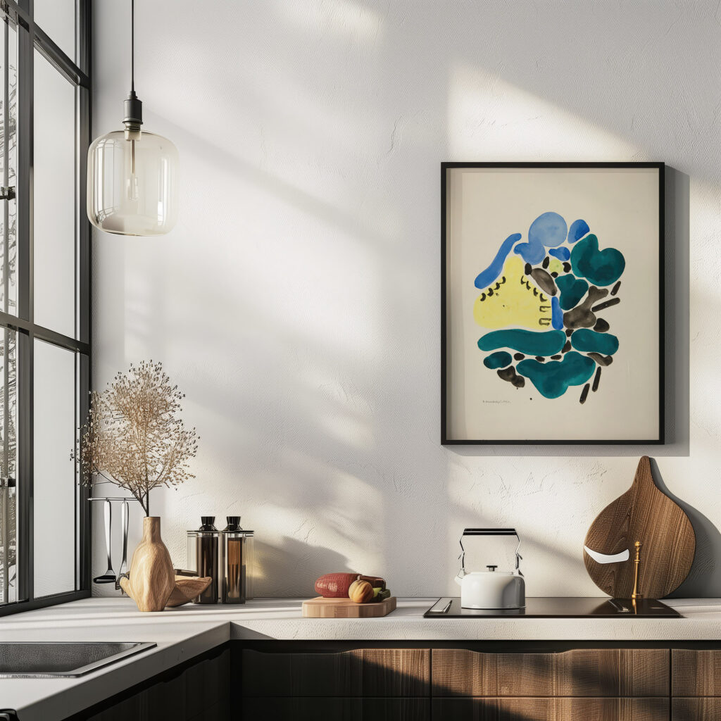 Abstraction Based on Flower Forms I 1921 David Kakabadze 6 mockup