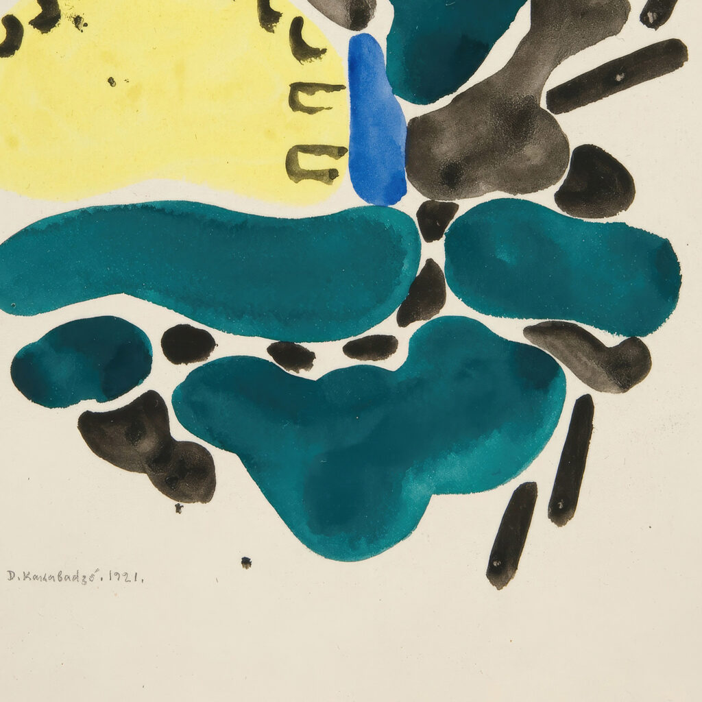 Abstraction Based on Flower Forms I 1921 David Kakabadze 8 mockup