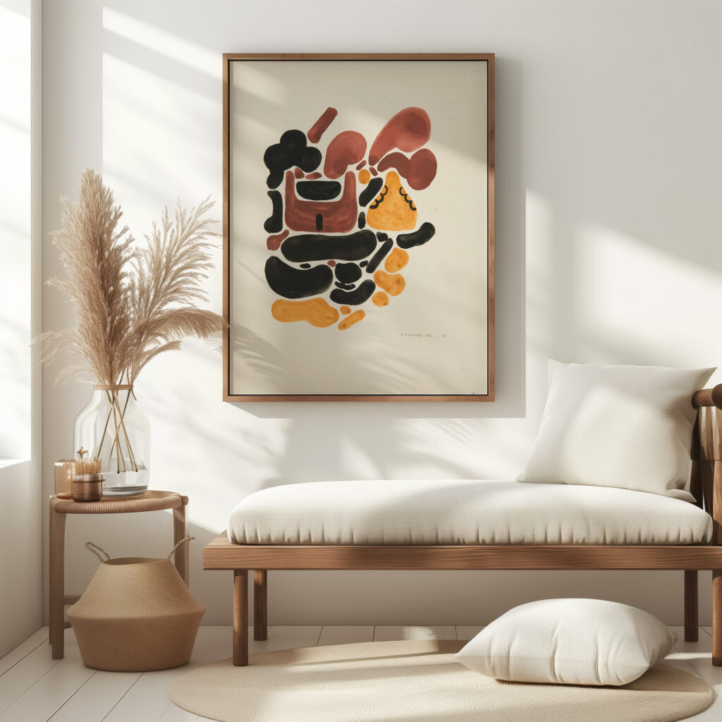 Abstraction Based on Flower Forms II 1921 David Kakabadze 5 mockup
