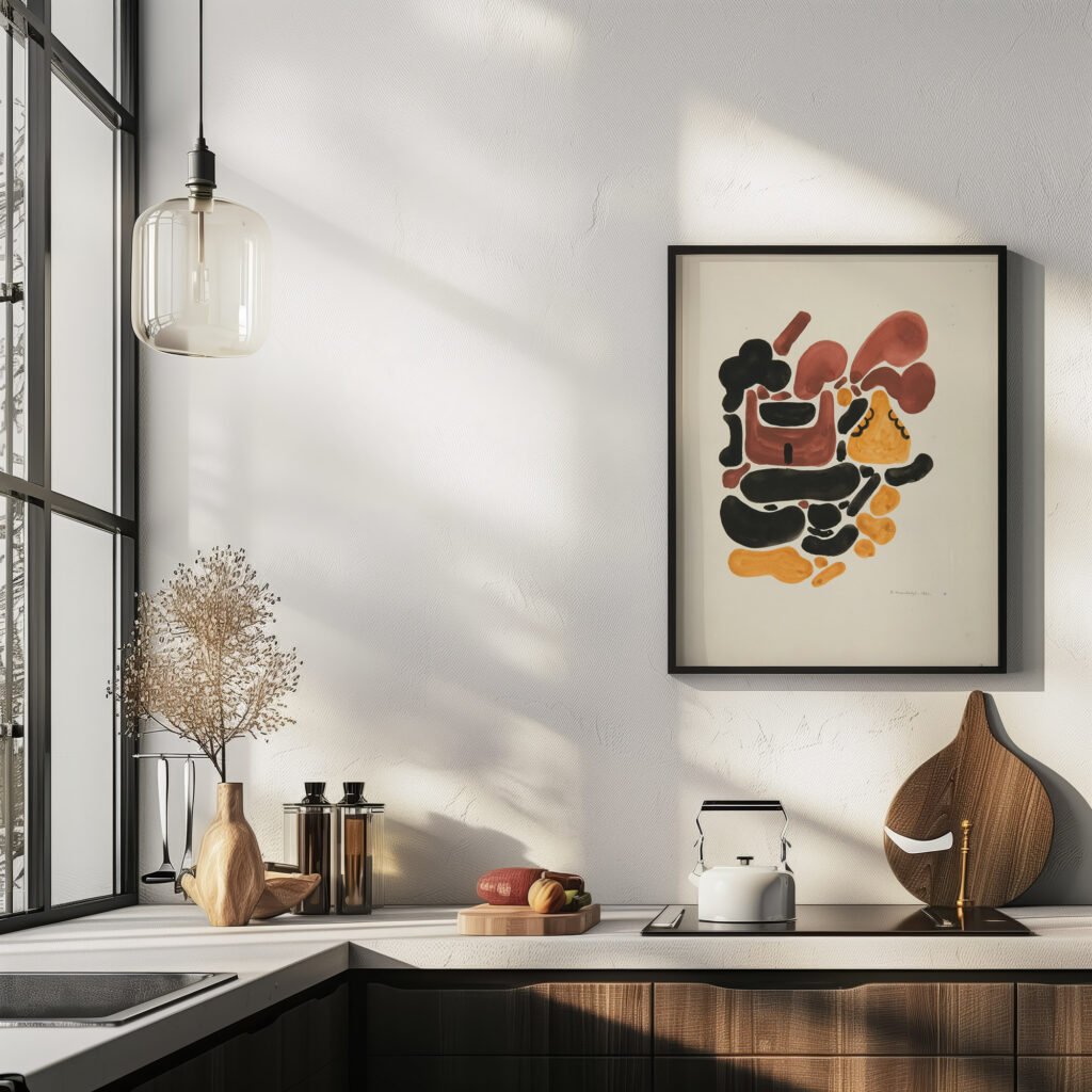 Abstraction Based on Flower Forms II 1921 David Kakabadze 6 mockup