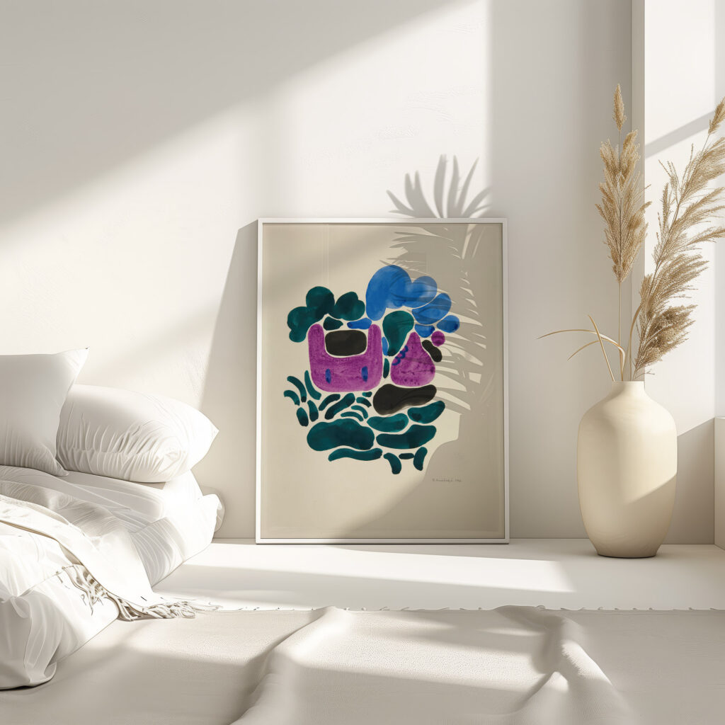 Abstraction Based on Flower Forms III 1921 David Kakabadze 4 mockup