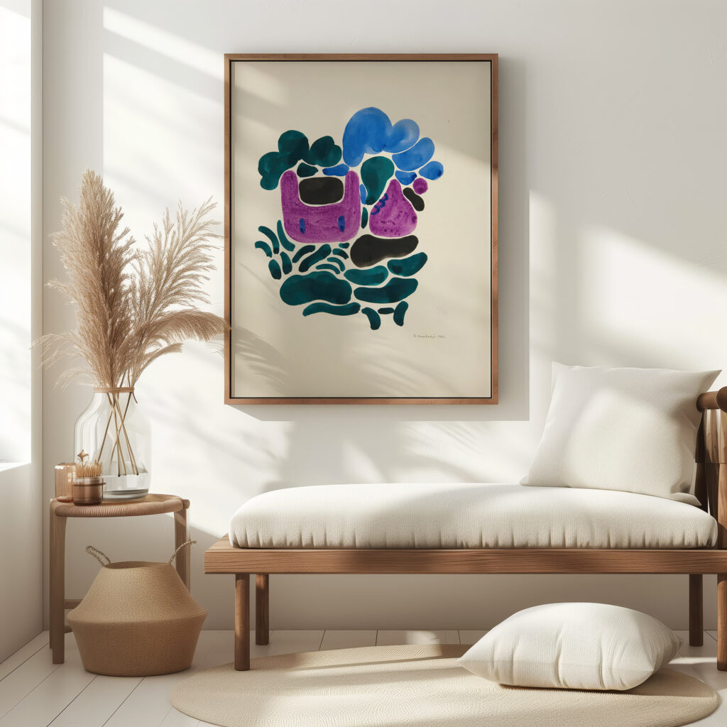 Abstraction Based on Flower Forms III 1921 David Kakabadze 5 mockup