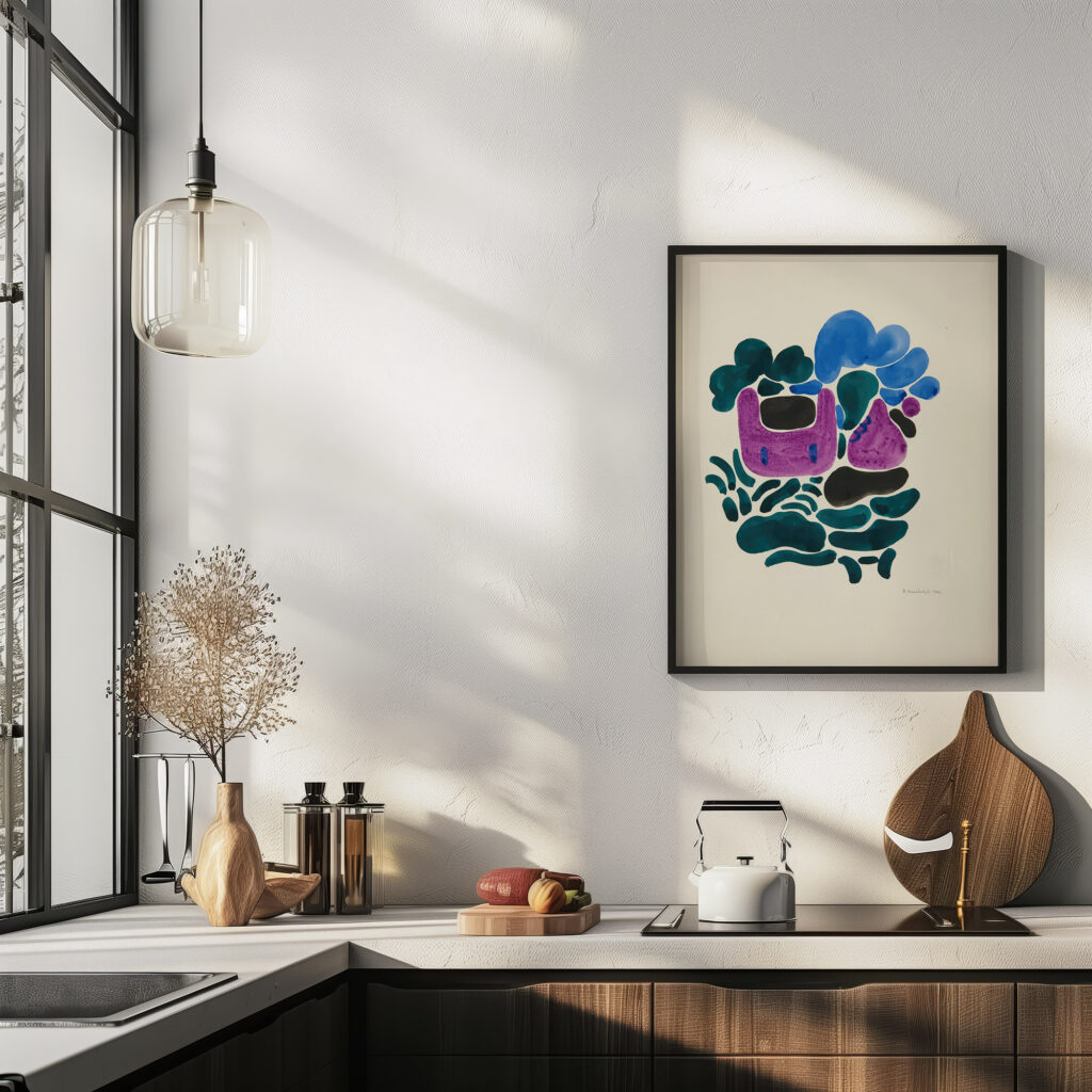 Abstraction Based on Flower Forms III 1921 David Kakabadze 6 mockup