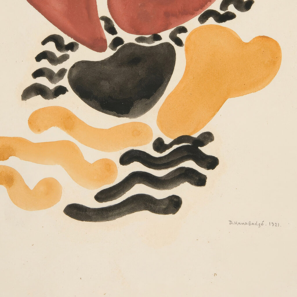 Abstraction Based on Flower Forms IV 1921 David Kakabadze 8 mockup