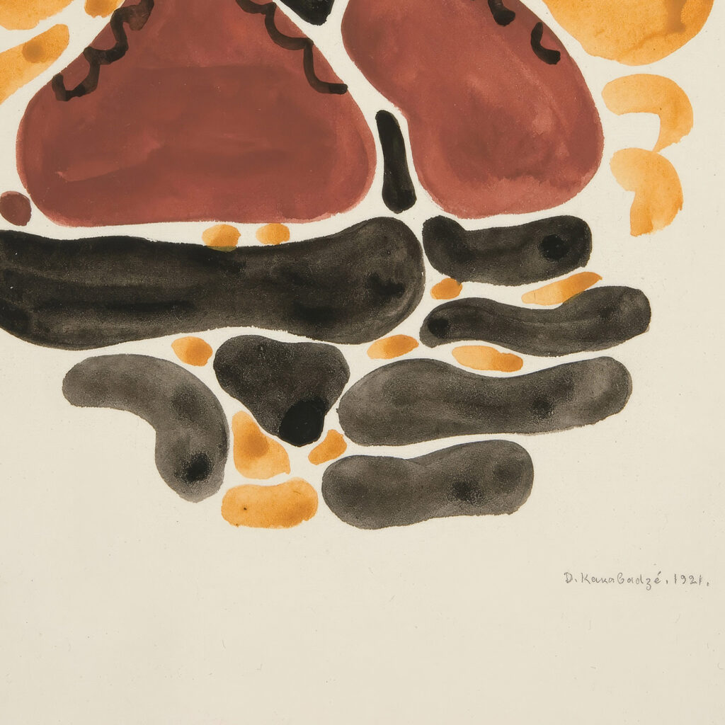 Abstraction Based on Flower Forms VI 1921 David Kakabadze 8 mockup