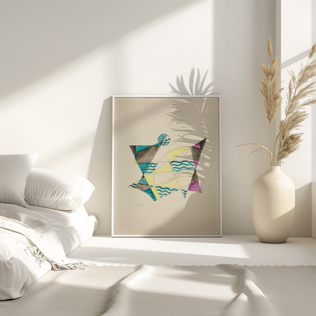 Abstraction Based on Sails II 1921 David Kakabadze 4 mockup