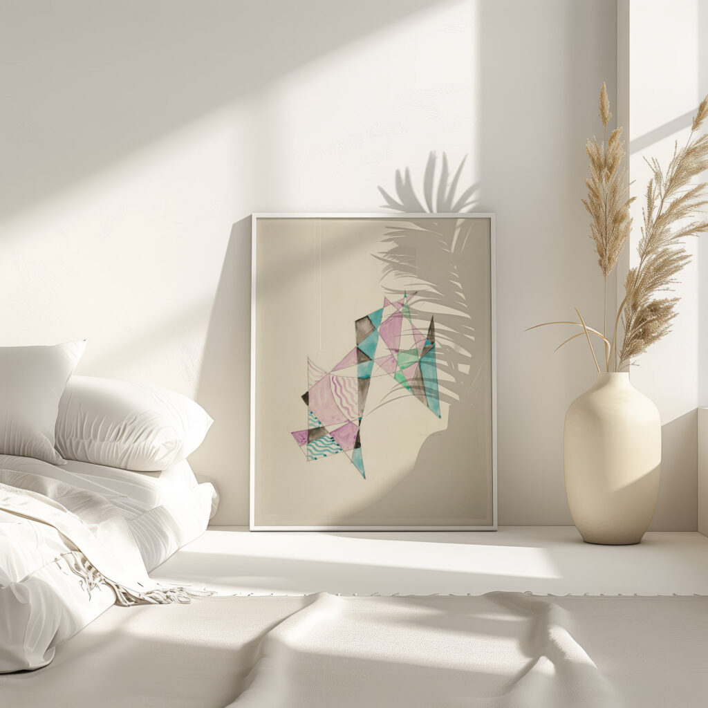 Abstraction Based on Sails IX 1921 David Kakabadze 4 mockup