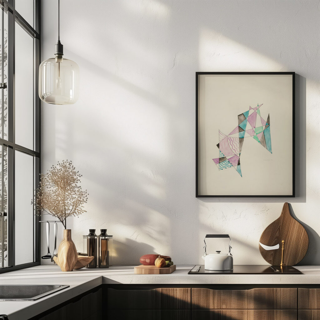 Abstraction Based on Sails IX 1921 David Kakabadze 6 mockup