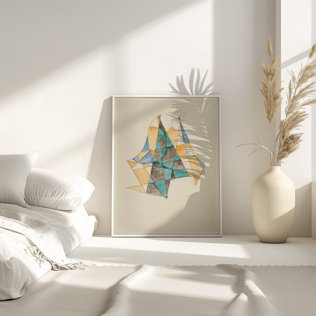 Abstraction Based on Sails VII 1921 David Kakabadze 4 mockup