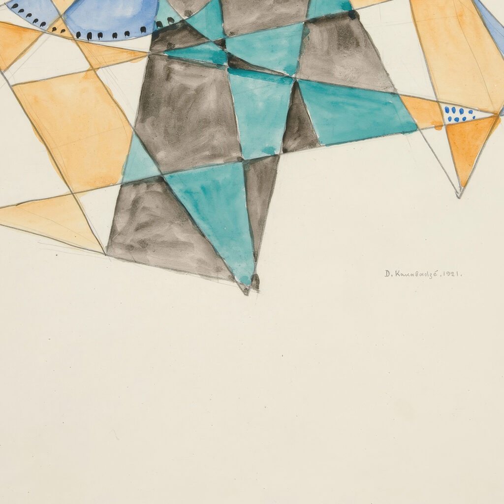 Abstraction Based on Sails VII 1921 David Kakabadze 8 mockup