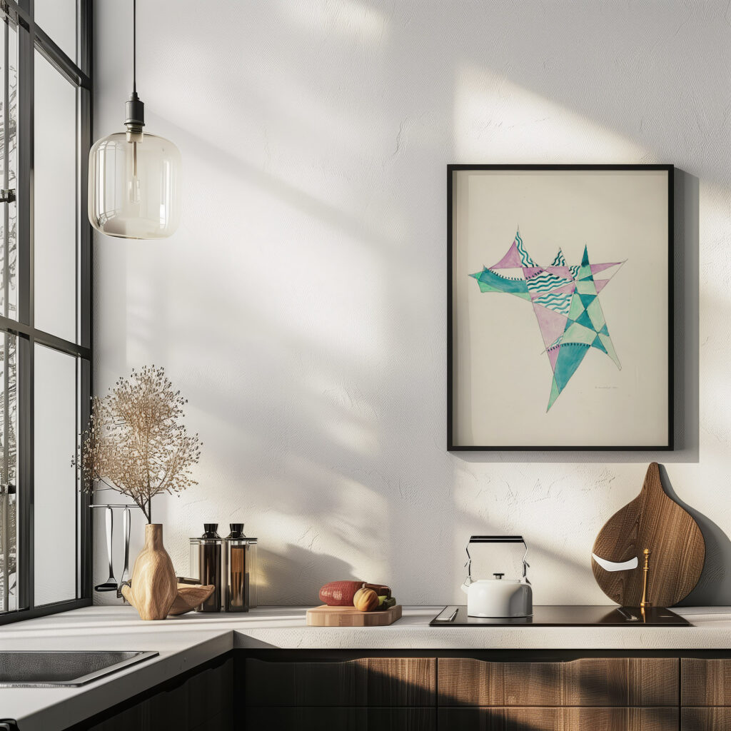 Abstraction Based on Sails VIII 1921 David Kakabadze 6 mockup