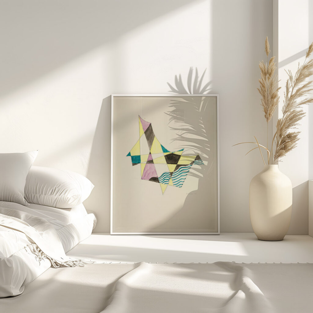 Abstraction Based on Sails X 1921 David Kakabadze 4 mockup