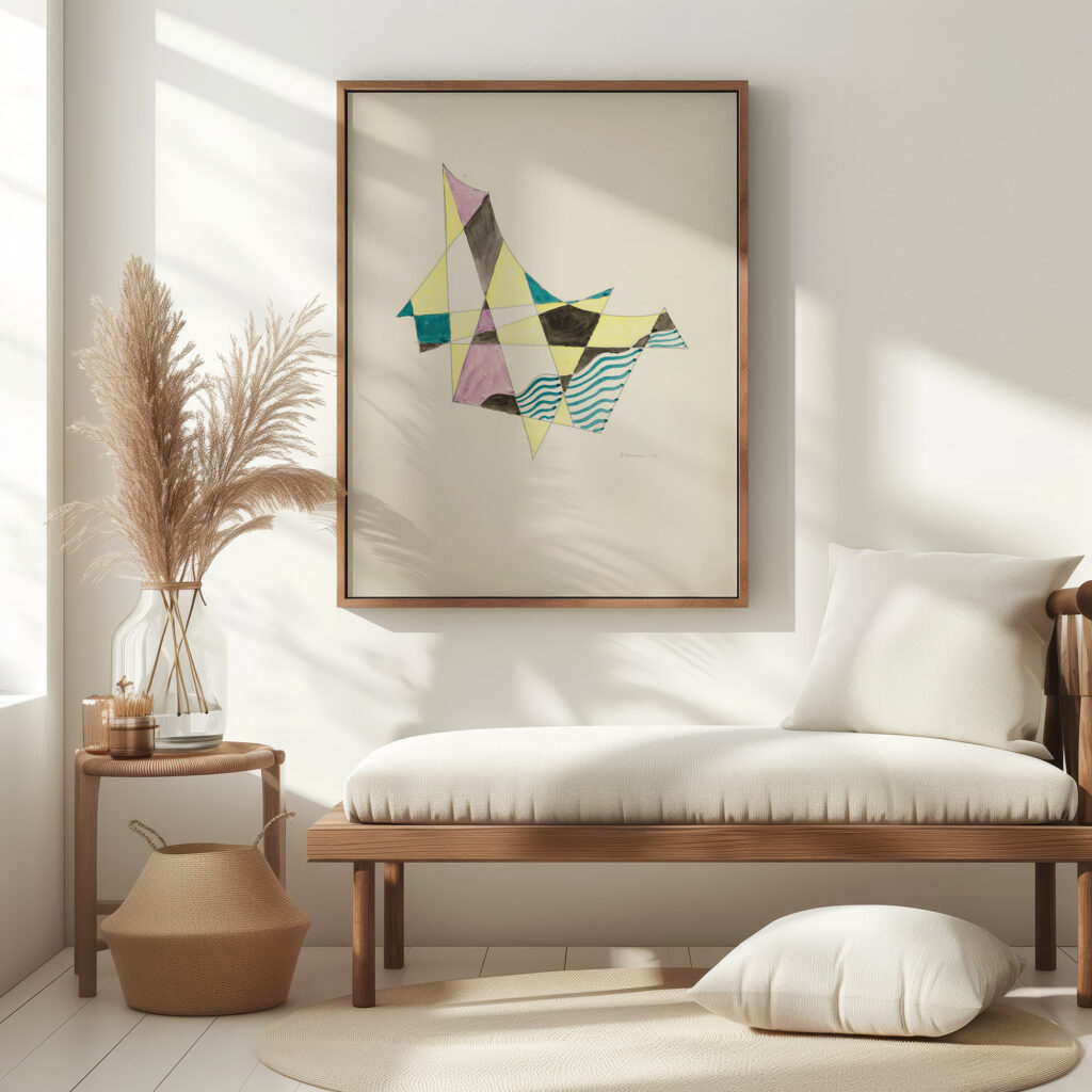 Abstraction Based on Sails X 1921 David Kakabadze 5 mockup