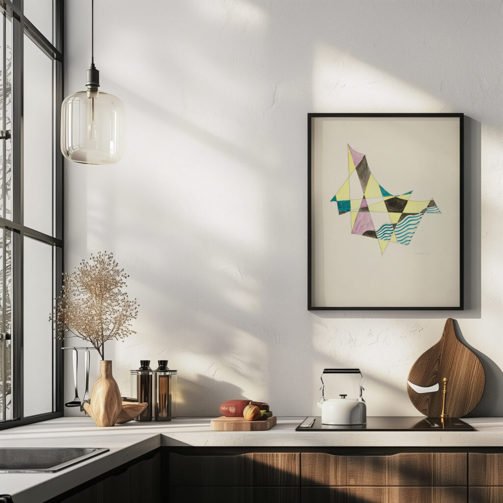 Abstraction Based on Sails X 1921 David Kakabadze 6 mockup