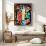 Abstraction Blue Yellow and Green circa 1913 Marsden Hartley 5 mockup