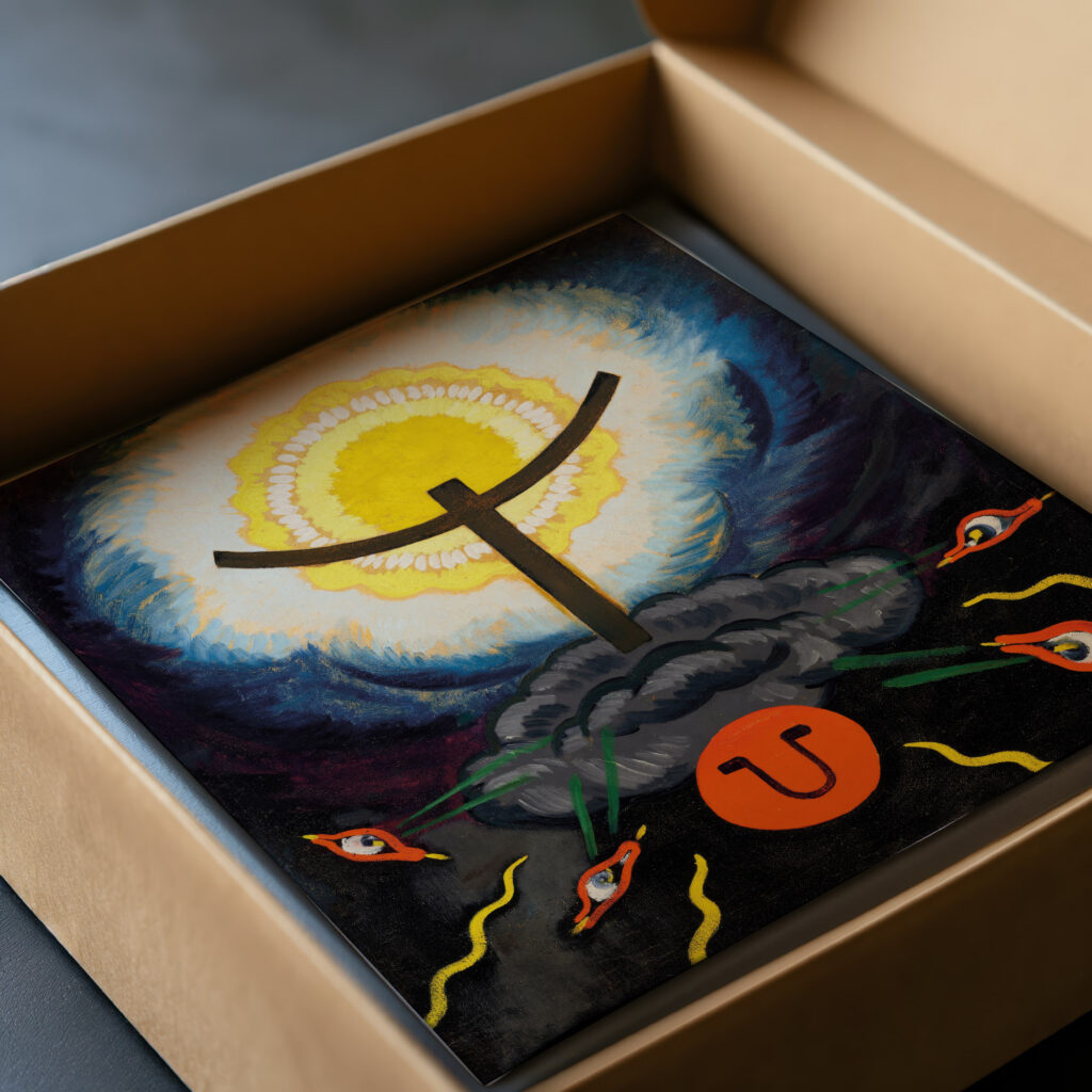 Abstraction circa 1914 Konrad Cramer video mockup