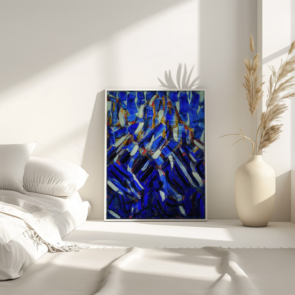 Abstraction the Blue Mountain 1912 Christian Rohlfs 4 mockup