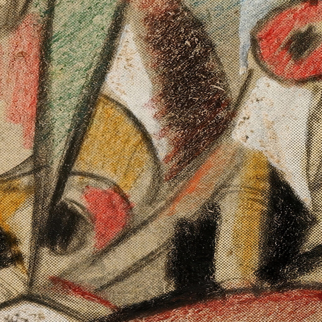 Abstract–Two Women with Tennis Racquets Carl Newman 8 mockup