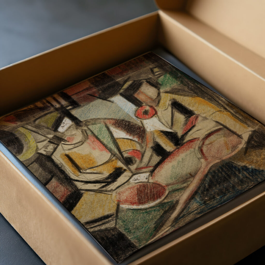 Abstract–Two Women with Tennis Racquets Carl Newman video mockup