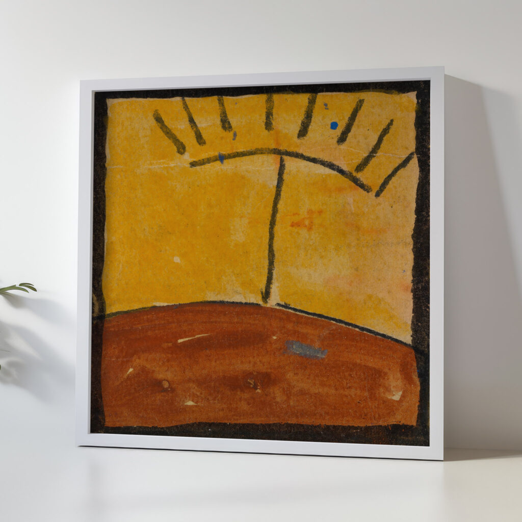 Abstrahierte Landschaft mit Sonnenaufgang 1918 Egon Schiele 5 mockup