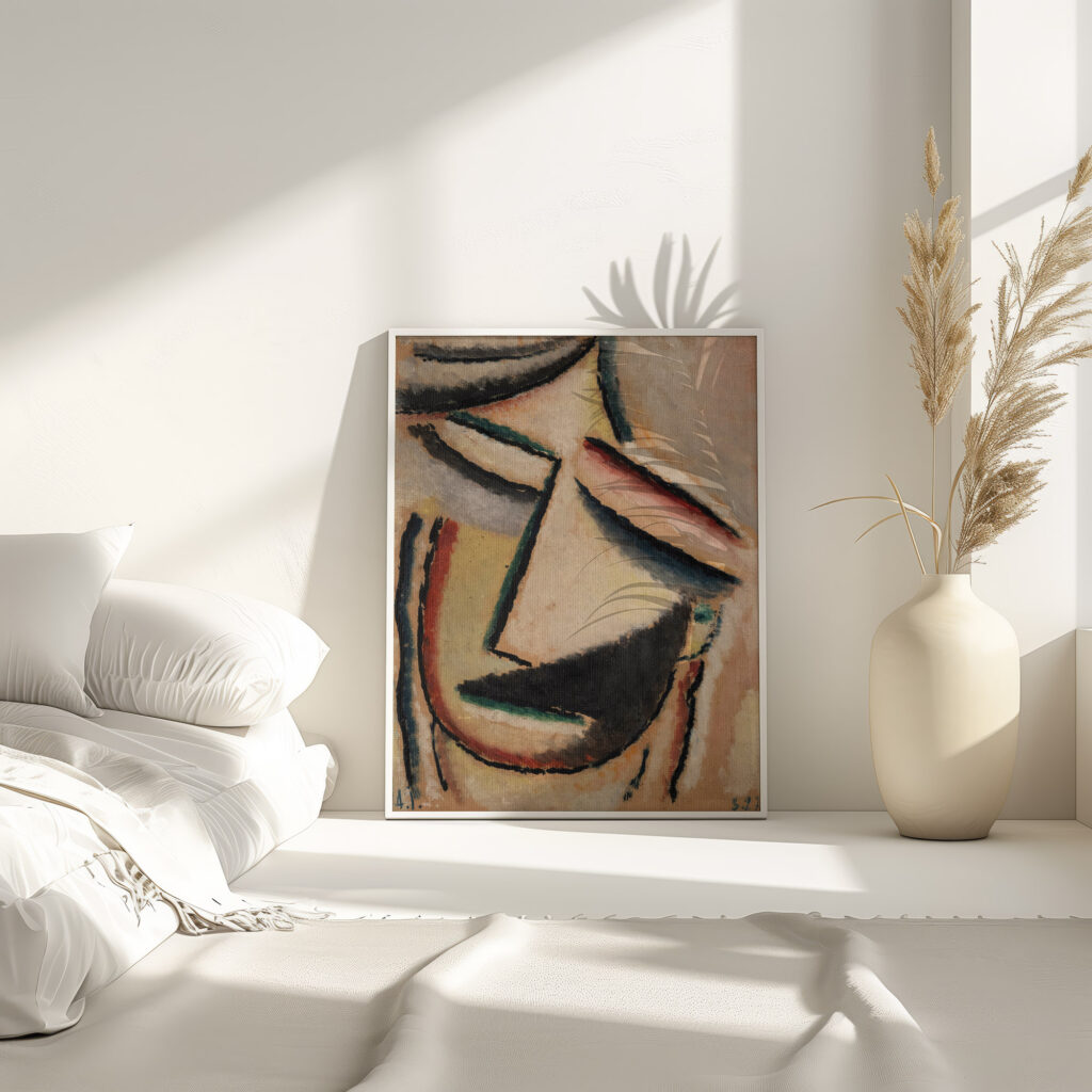 Abstrakter Kopf 1927 Alexej von Jawlensky 4 mockup