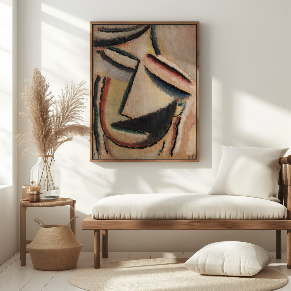 Abstrakter Kopf 1927 Alexej von Jawlensky 5 mockup