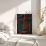 Abstrakter Kopf Blau Rot Abstract Head Blue Red 1933 Alexej von Jawlensky 4 mockup