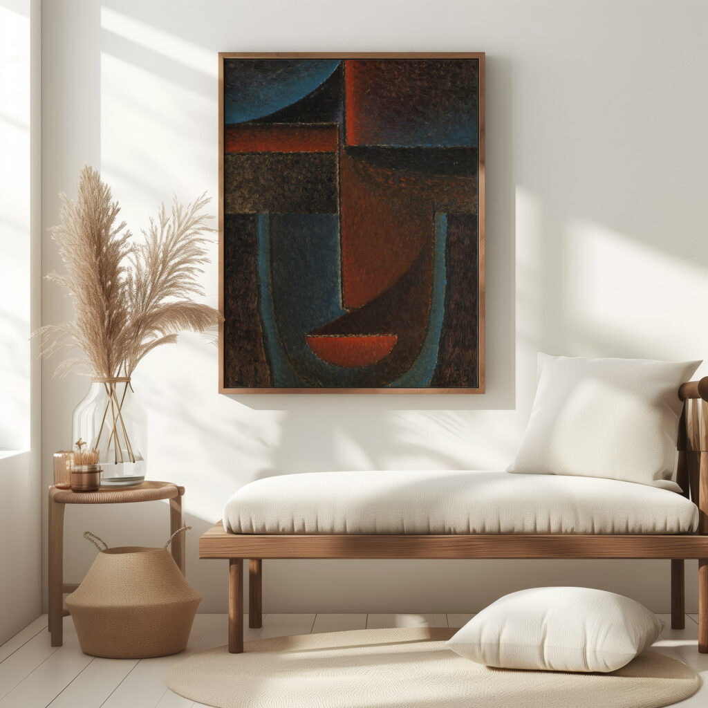 Abstrakter Kopf Blau Rot Abstract Head Blue Red 1933 Alexej von Jawlensky 5 mockup