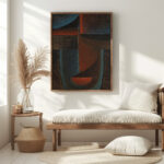 Abstrakter Kopf Blau Rot Abstract Head Blue Red 1933 Alexej von Jawlensky 5 mockup