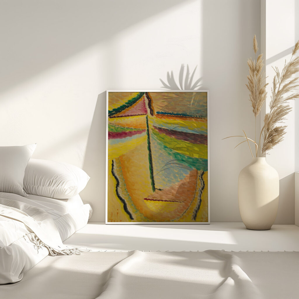 Abstrakter Kopf Der Schutzengel 1933 Alexej von Jawlensky 4 mockup