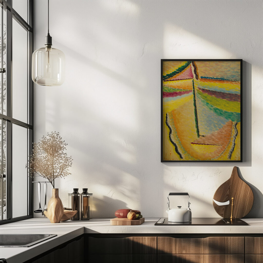 Abstrakter Kopf Der Schutzengel 1933 Alexej von Jawlensky 6 mockup