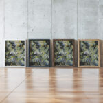Acacia in Flowers Vincent van Gogh framed posters mockup