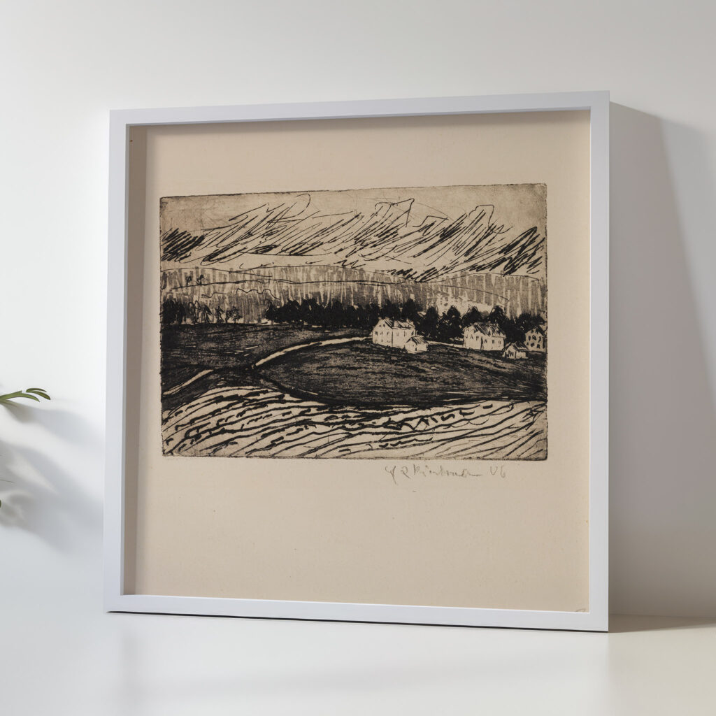 Acker und Hauser im Erzgebirge 1906 Ernst Ludwig Kirchner 5 mockup