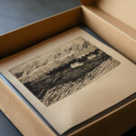 Acker und Hauser im Erzgebirge 1906 Ernst Ludwig Kirchner video mockup