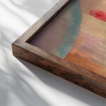 Adagio around 1928 Karl Wiener close up dark wood mockup