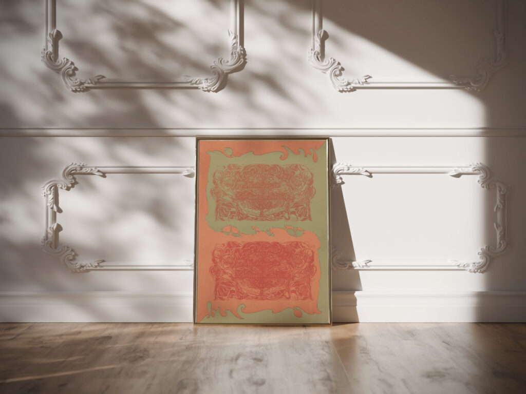 Advertentie van kunsthandelaar Meijer W. Goudeket 1896 Theo Colenbrander video mockup