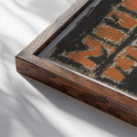 Advertising Poster 1925–1933 Zolo Palugyay close up dark wood mockup