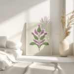 Agreeable Contrast of Plum Violet and Sage Green 1912 James Ward 4 mockup