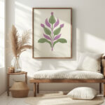 Agreeable Contrast of Plum Violet and Sage Green 1912 James Ward 5 mockup