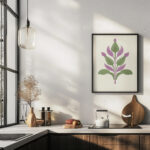 Agreeable Contrast of Plum Violet and Sage Green 1912 James Ward 6 mockup