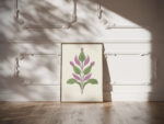 Agreeable Contrast of Plum Violet and Sage Green 1912 James Ward video mockup