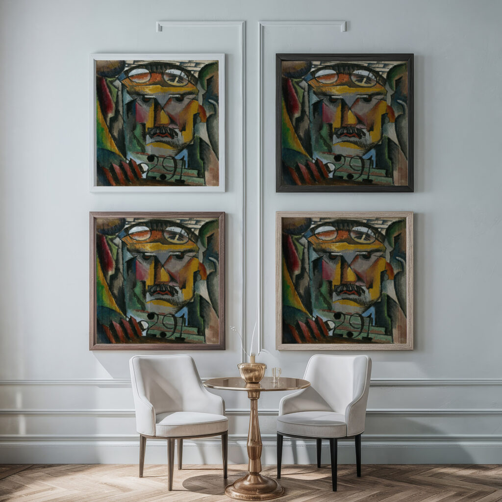 Alfred Stieglitz 1912–13 Man Ray framed posters mockup