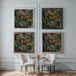 Alfred Stieglitz 1912–13 Man Ray framed posters mockup