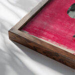 Allein 1939 Karl Wiener close up dark wood mockup