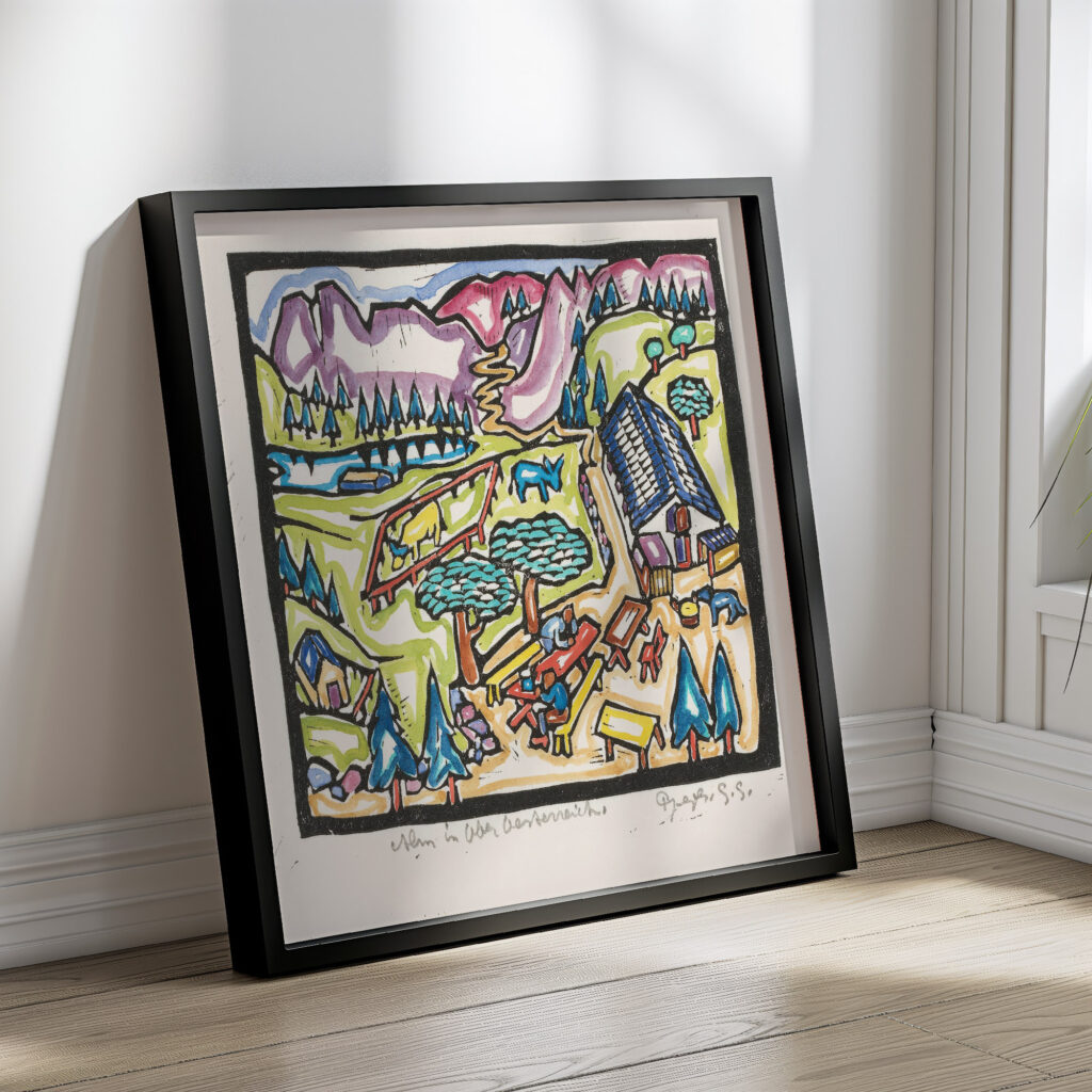 Alm in Ober Oesterreich 1906 Reijer Stolk 4 mockup