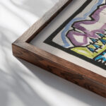 Alm in Ober Oesterreich 1906 Reijer Stolk close up dark wood mockup