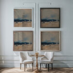 Along the Shore Hercules Brabazon Brabazon framed posters mockup